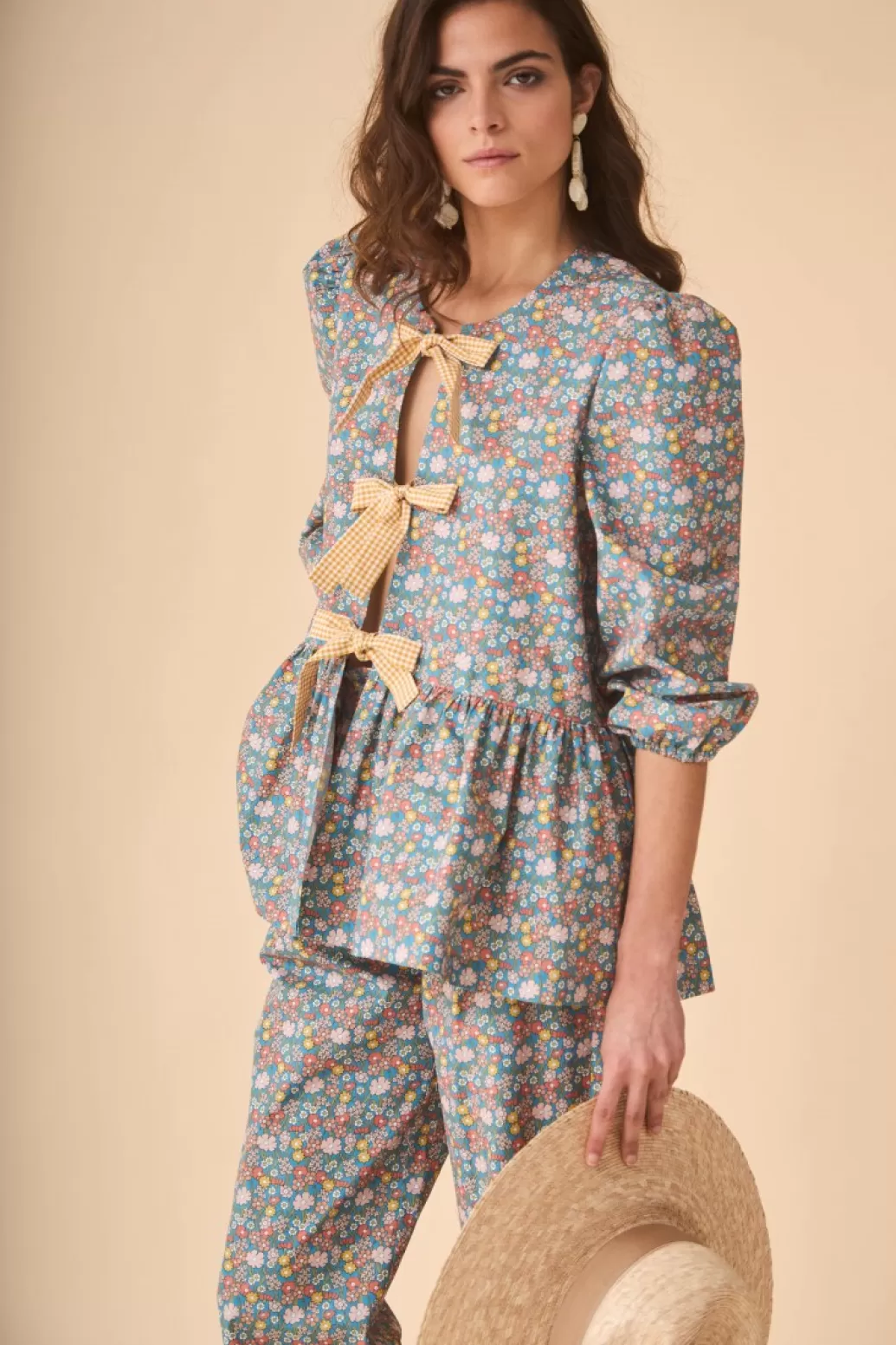 Coosy BLUSA CLOVERMULTICOLOR