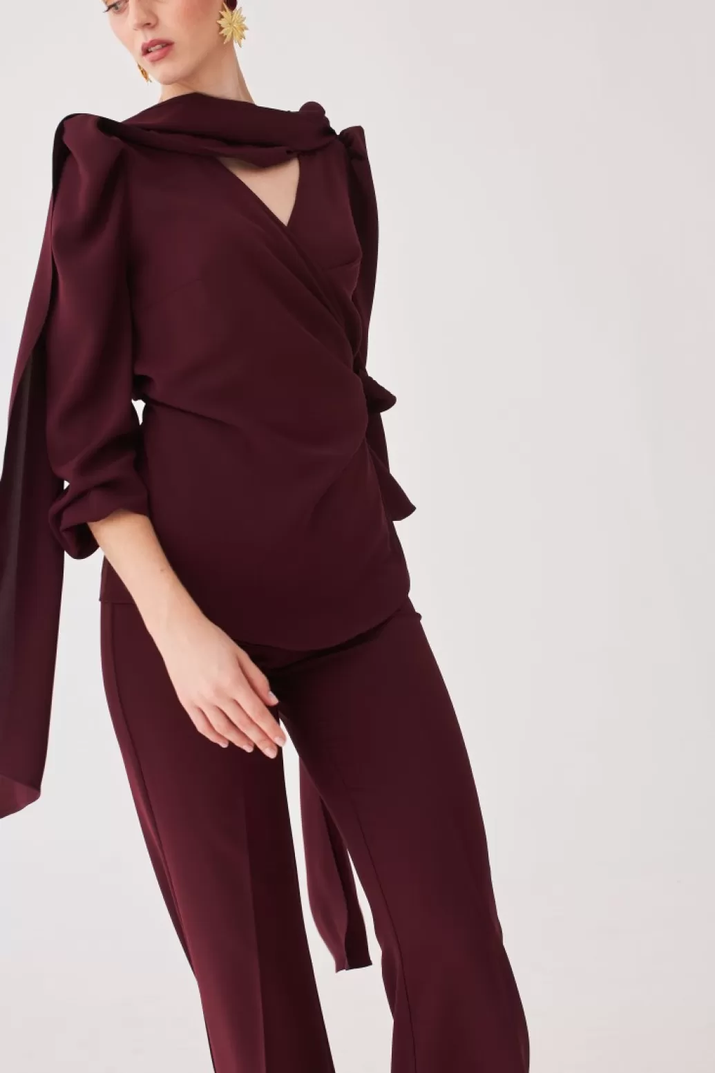 Coosy BLUSA LAURA MB BURDEOS