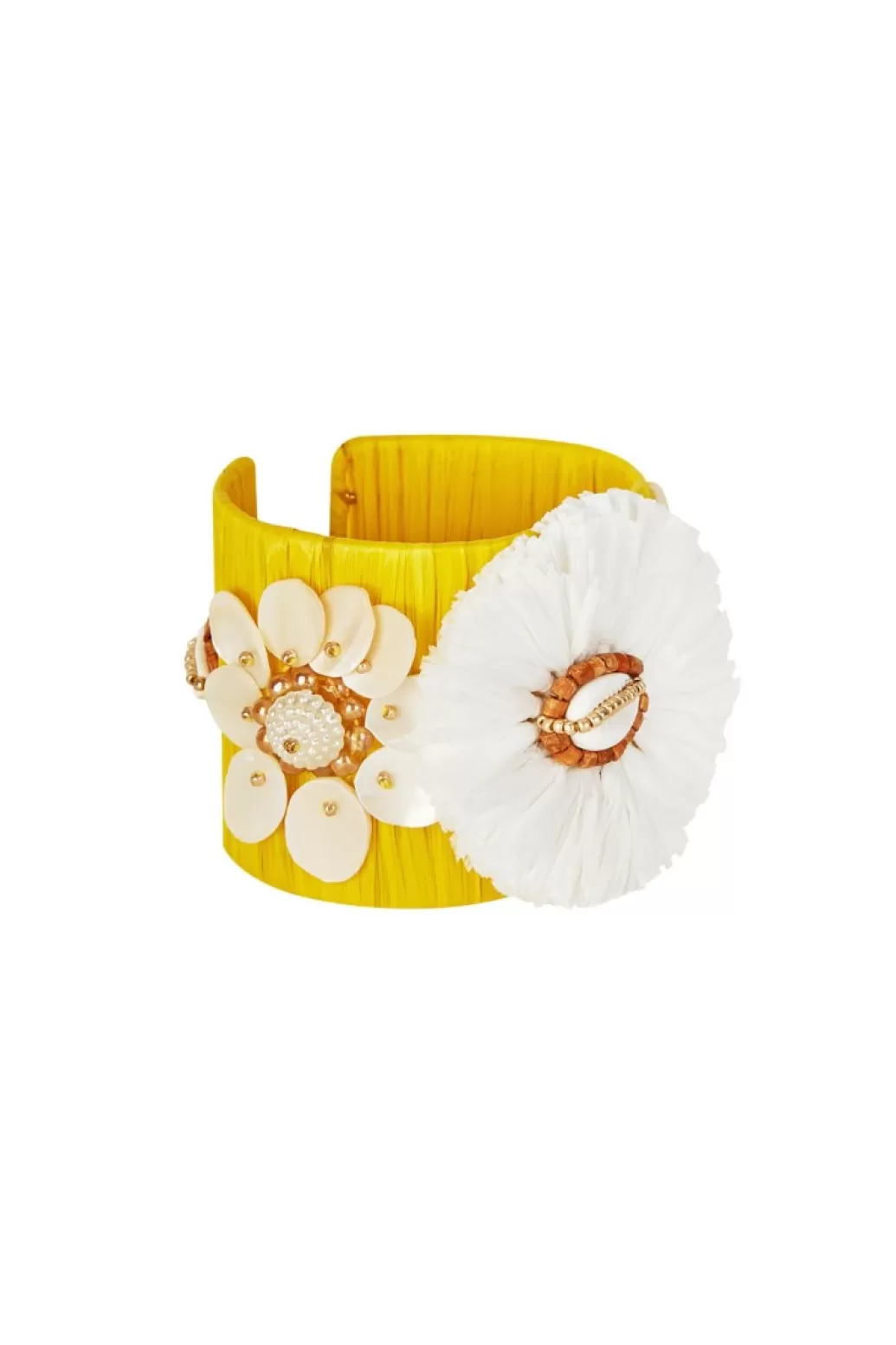 Coosy BRAZALETE MARGARITA AMARILLO