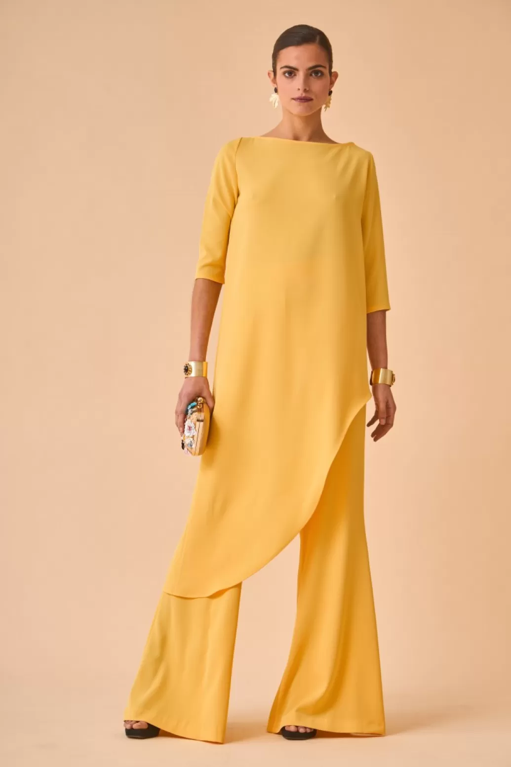Coosy PANTALON KAVITAAMARILLO
