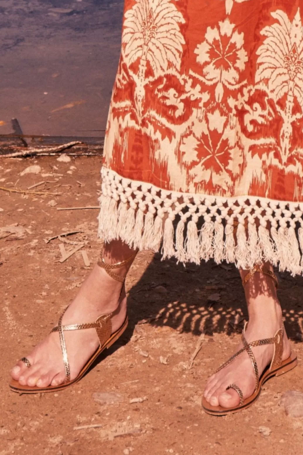 Coosy SANDALIAS PARMADORADO
